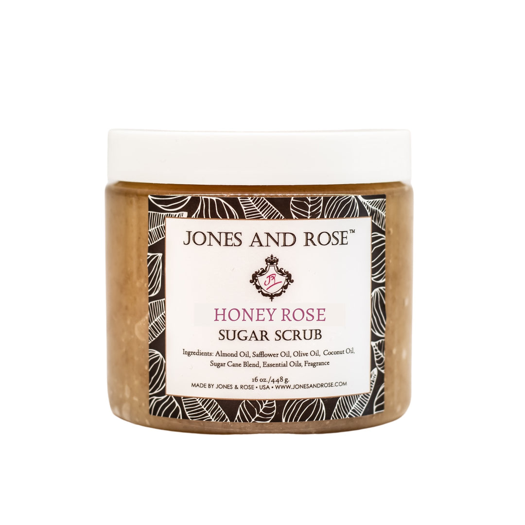 Honey Rose Sugar Scrub | Jones & Rose | Natural Skincare Products